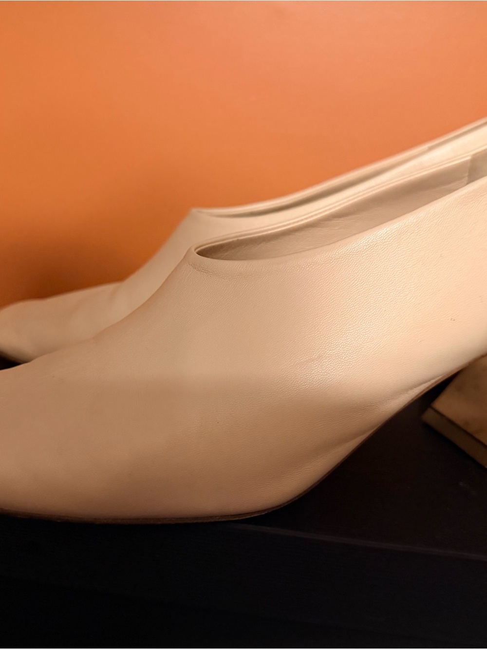 Jil Sander leather pumps 39.5 EU
beige, sculptural heel - Picture 6 of 10